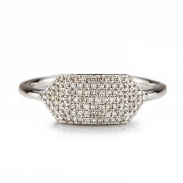 Isa pave diamond on sale ring