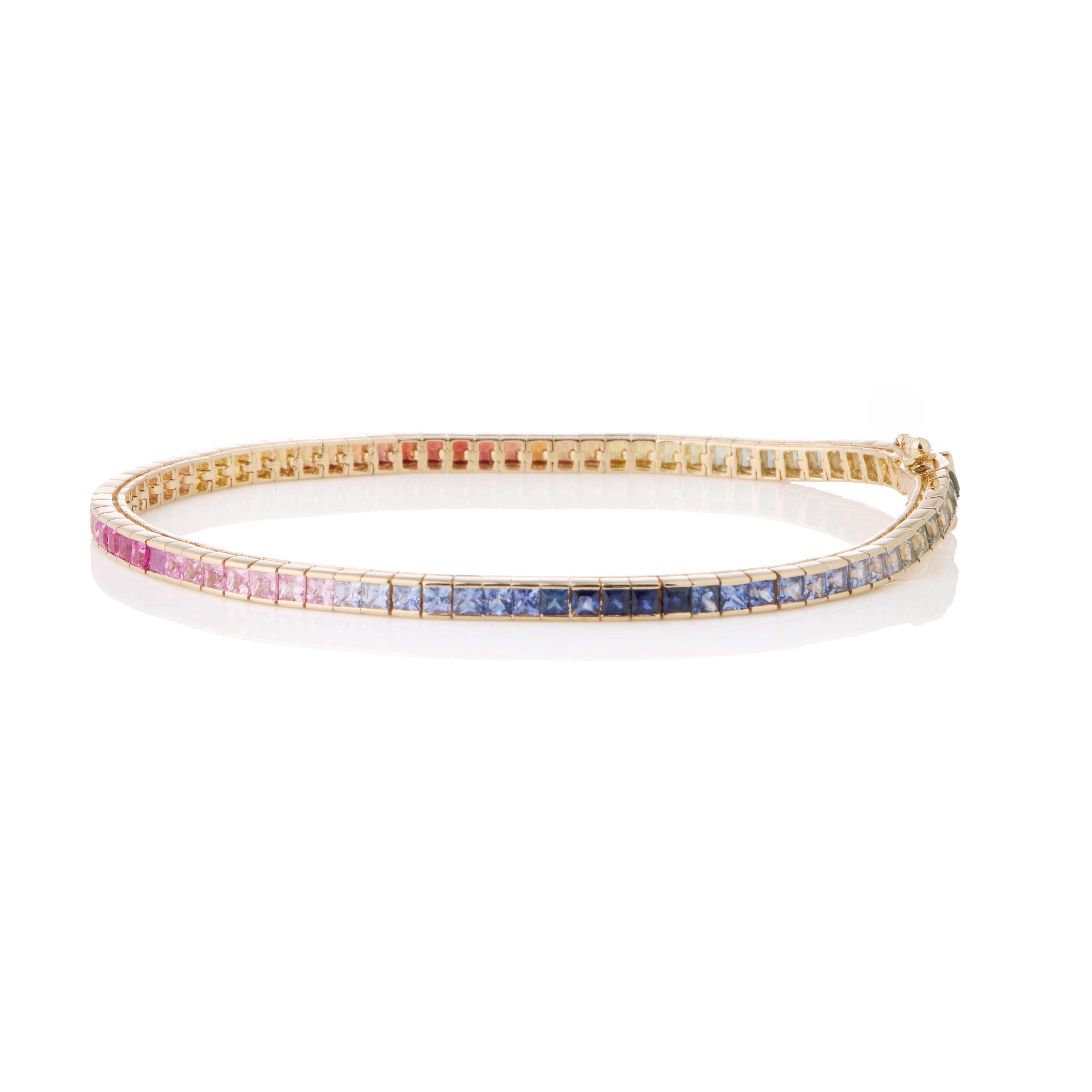 Petite Rainbow Tennis Bracelet