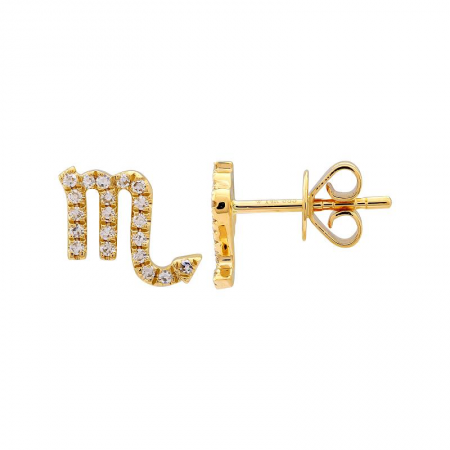 Scorpio Zodiac Studs