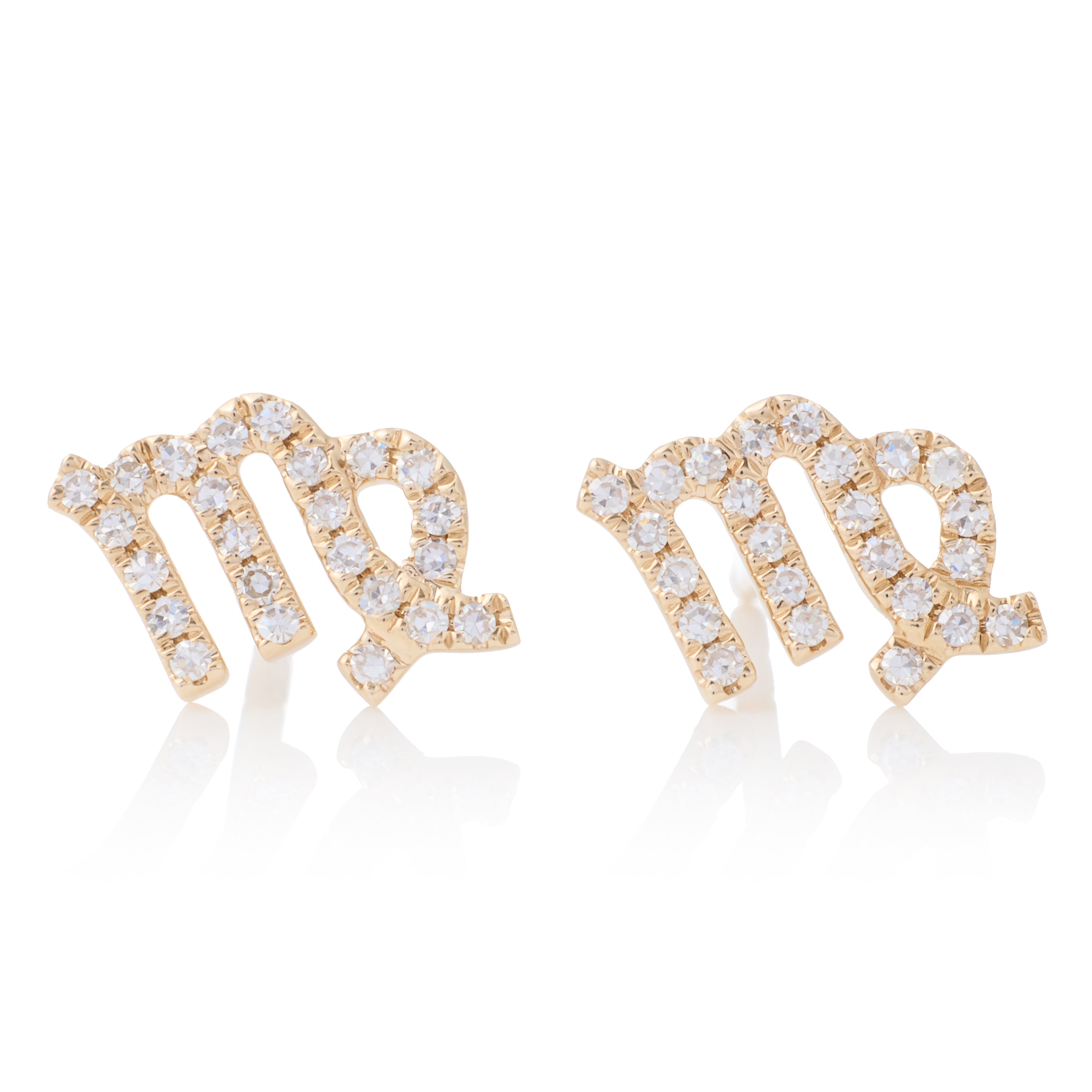 Virgo Zodiac Studs