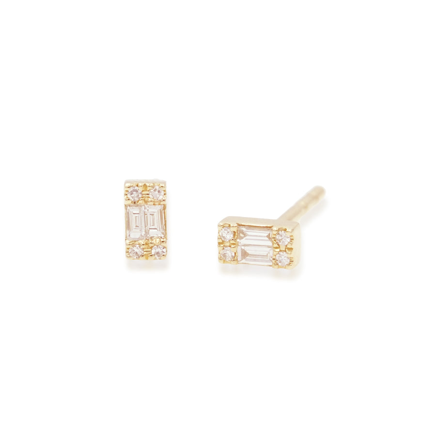 Baguette Addison Studs