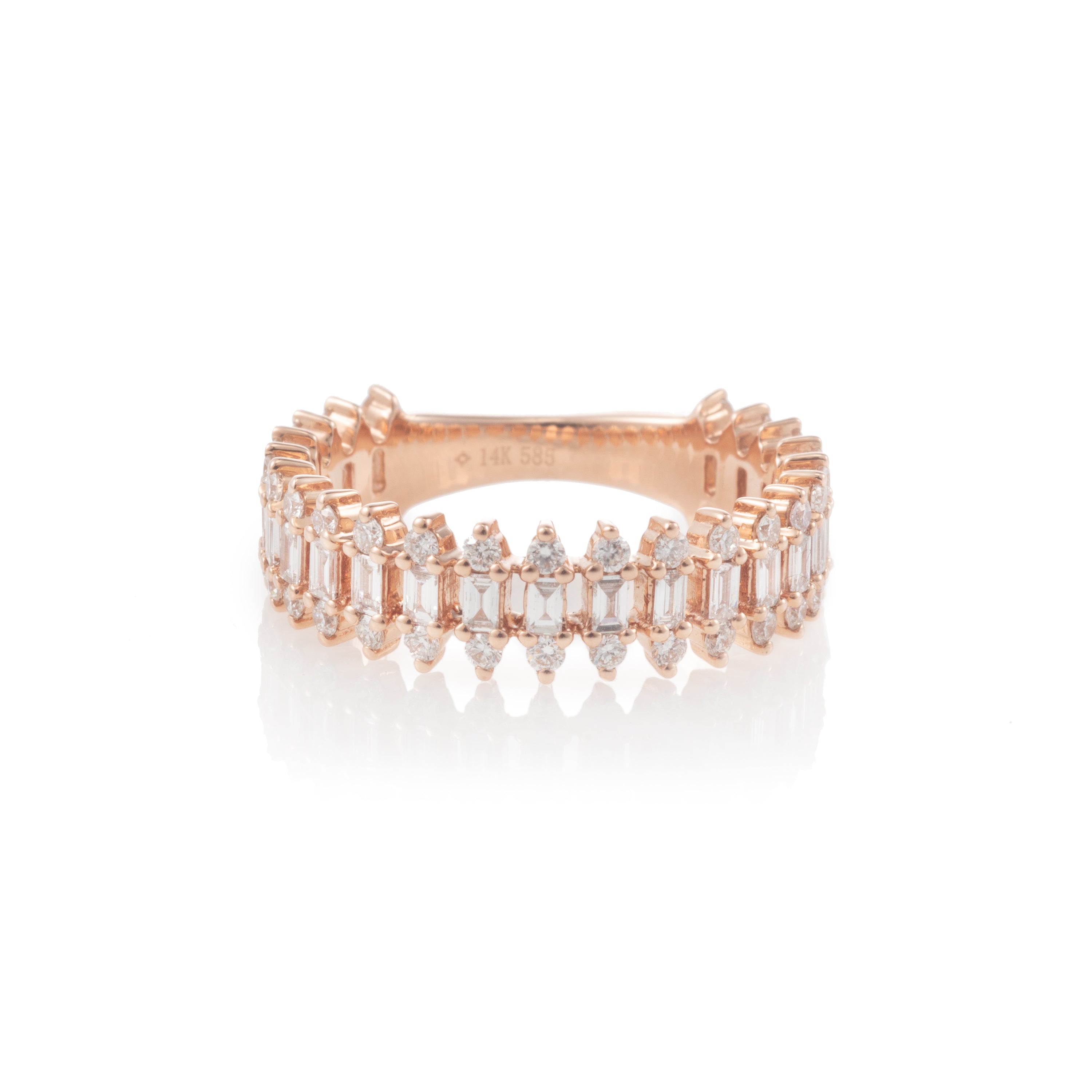 Baguette Fence Ring