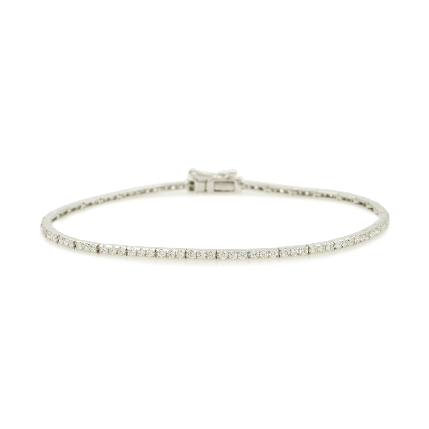 Diamond Ribbon Tennis Bracelet