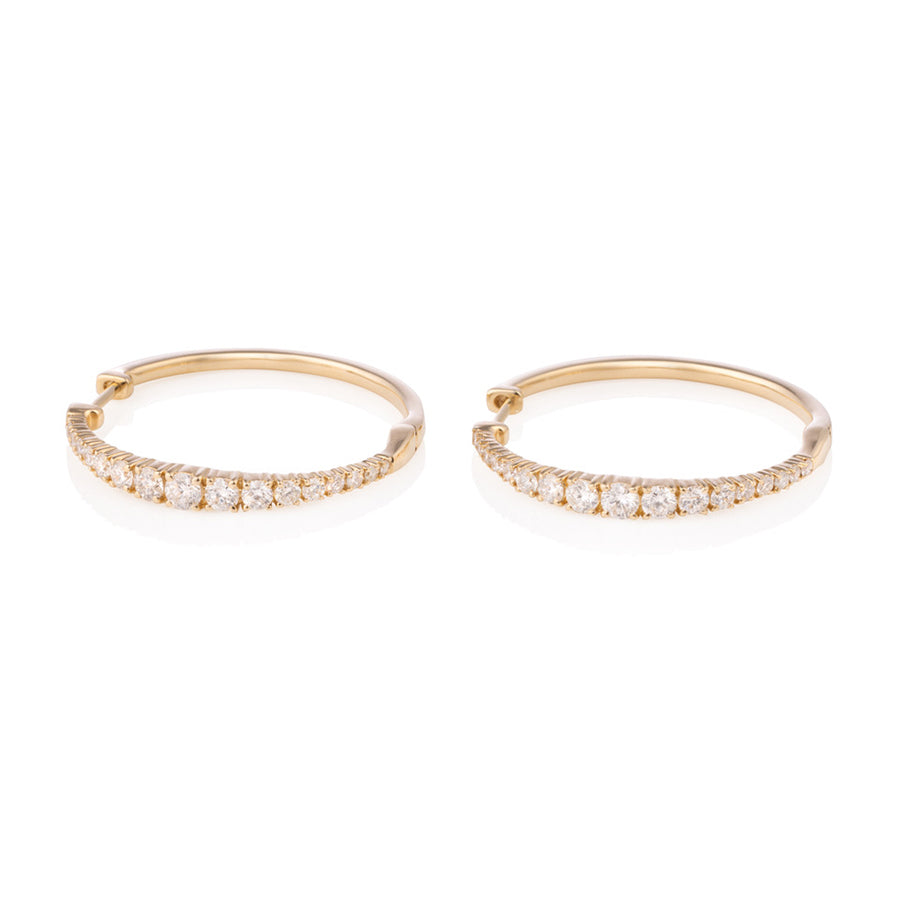 Gradient Diamond Hoops