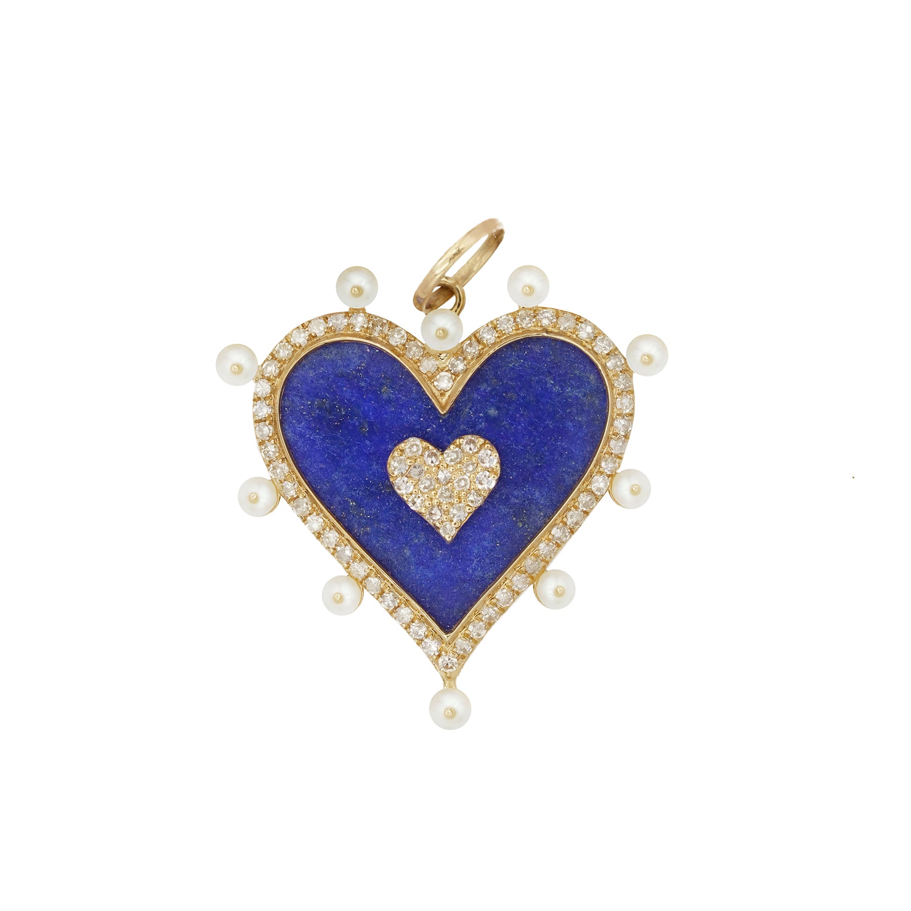 Lapis Lionheart Charm