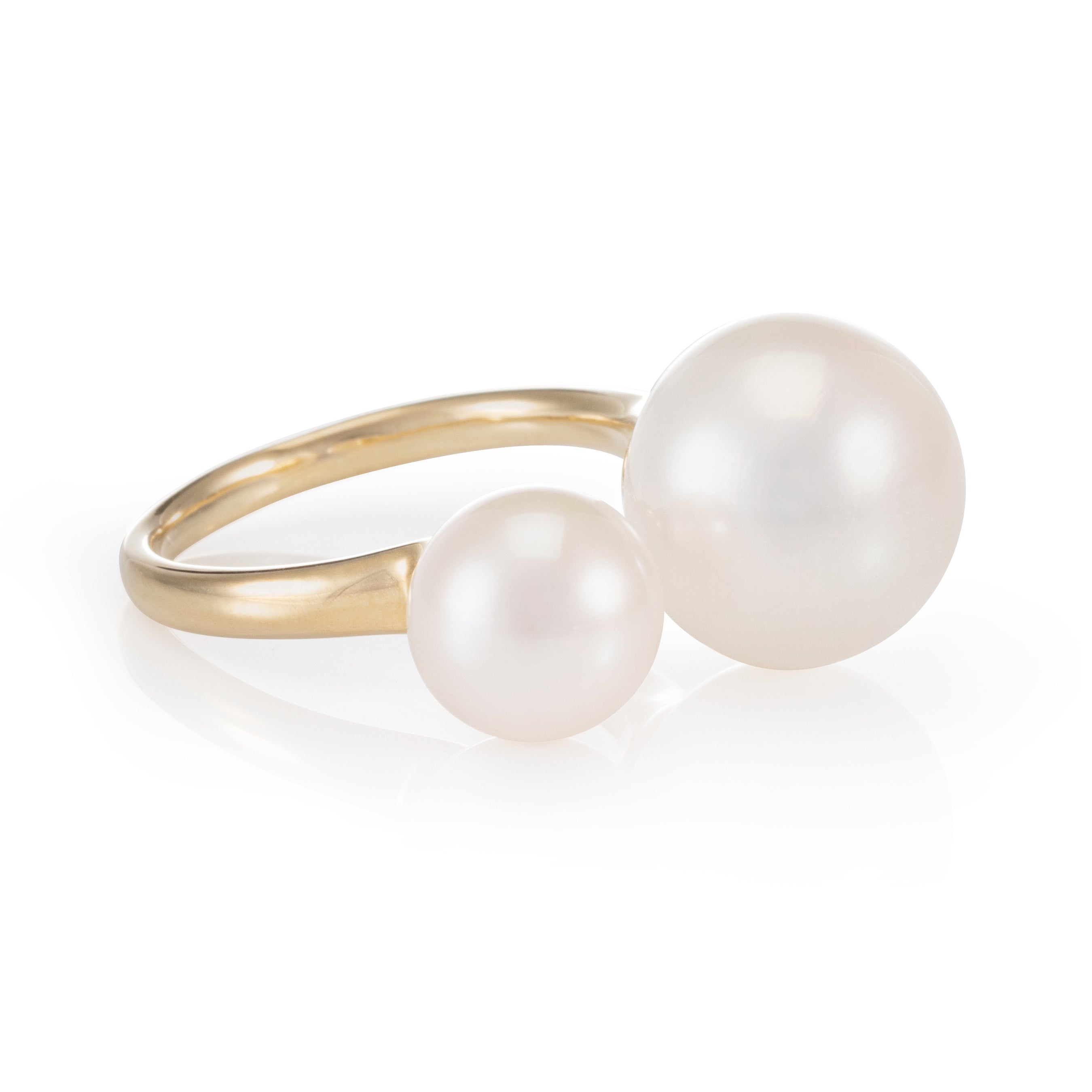 Odette Pearl Open Hook Ring