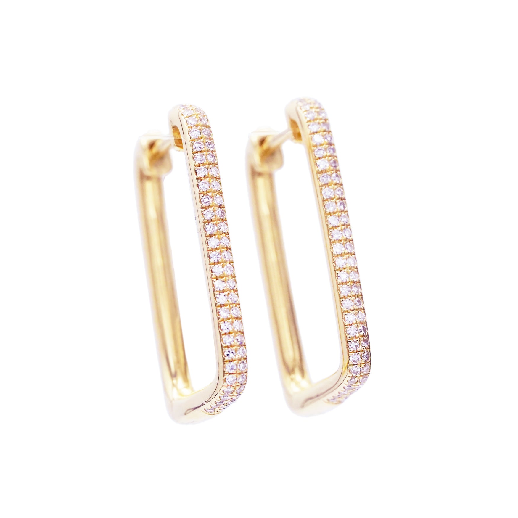 Petite Rectangle Hoops