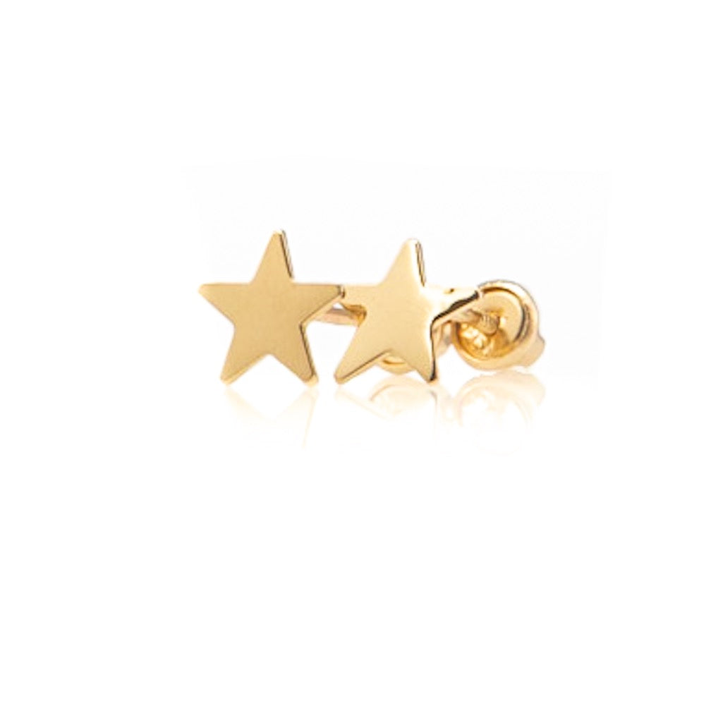 Petite Children's Star Studs