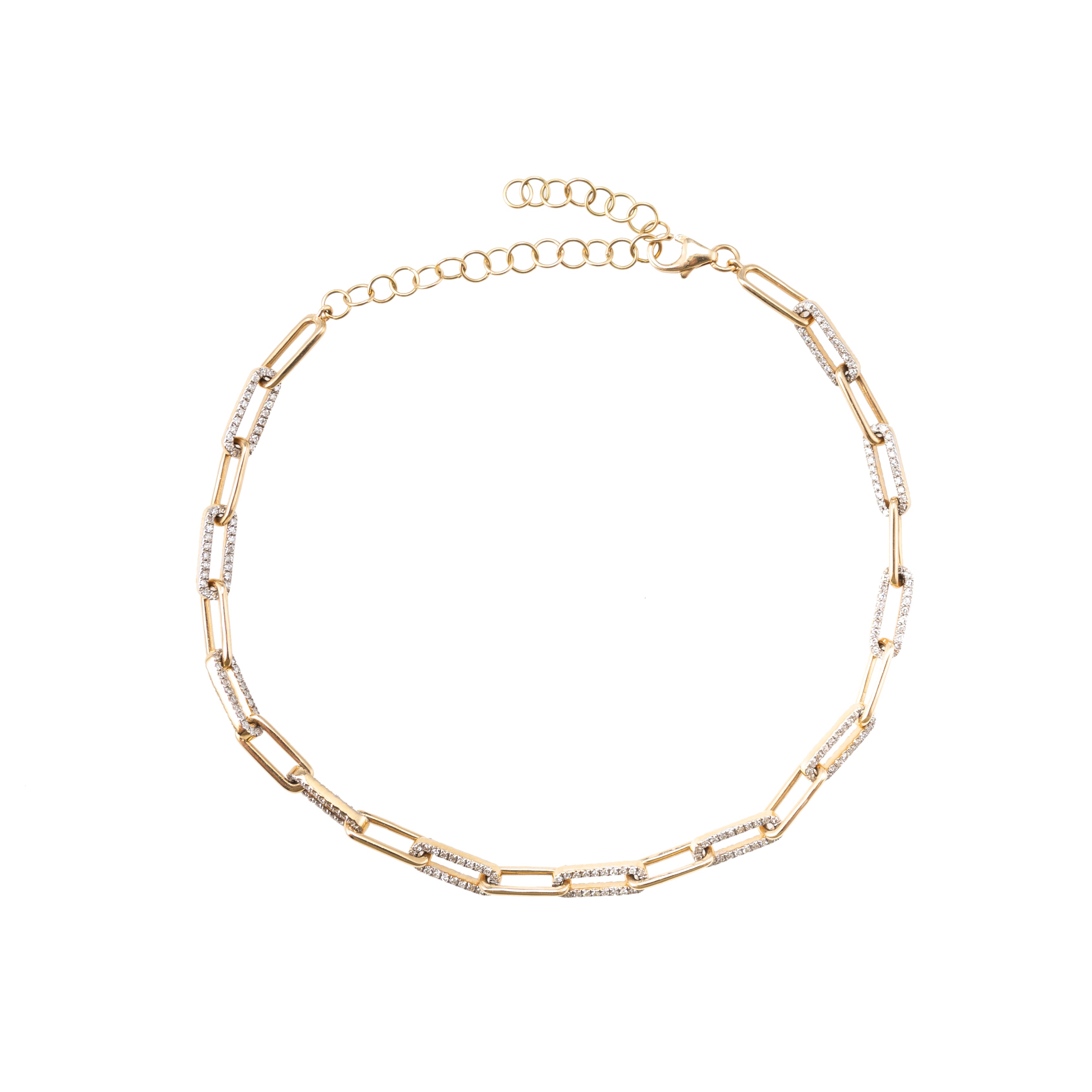 14KT Rose Gold Luxe Carter Chain Link Bracelet – Anne Sisteron