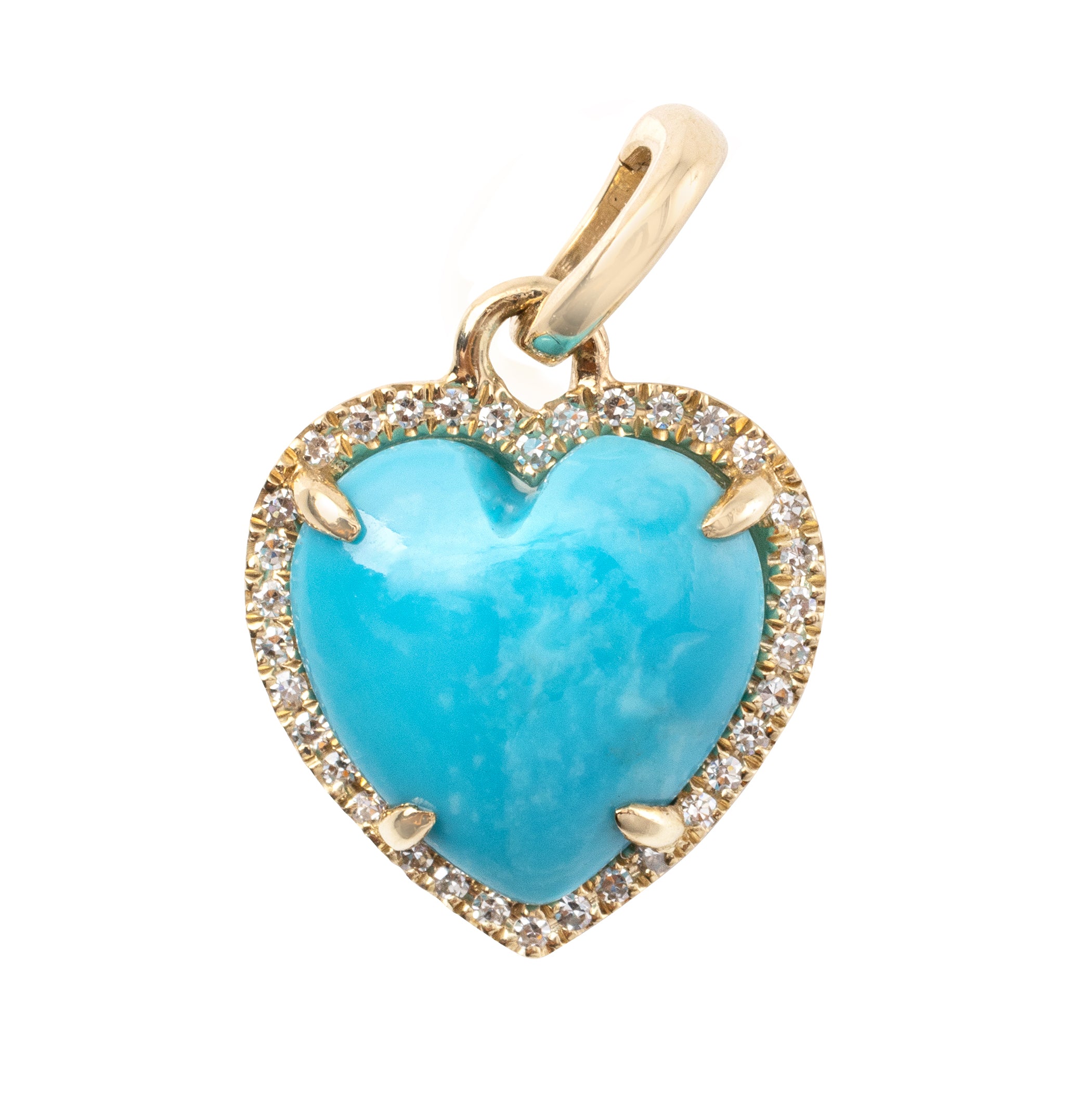 NWOT teal sale signature heart locket charm