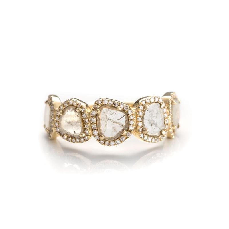 Big Sur Slice Diamond Eternity Ring-Rings-Zofia Day Co.