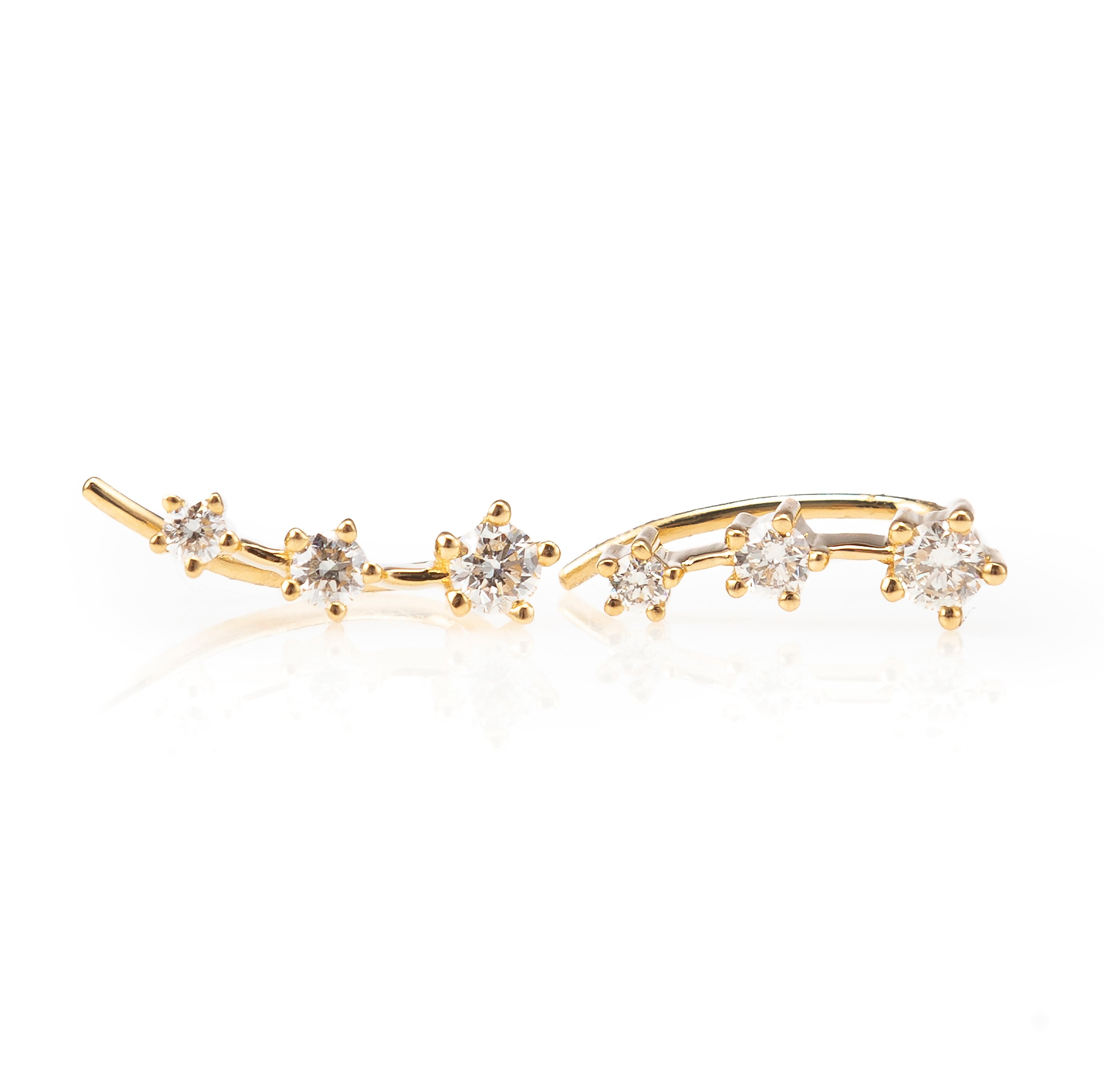 Petite Constellation Crawlers-Earrings-Zofia Day Co.